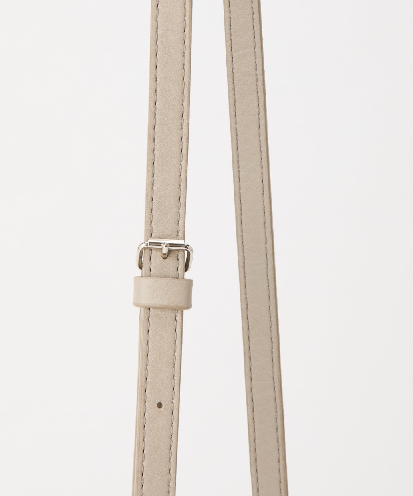 Russet [chi project] 4-way drawstring shoulder bag GrayBeige